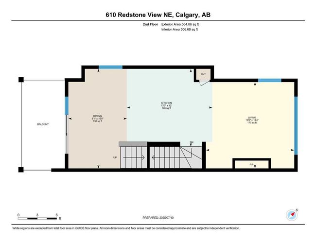 610 Redstone View Ne, Townhouse with 2 bedrooms, 3 bathrooms and 2 parking in Calgary AB | Image 32