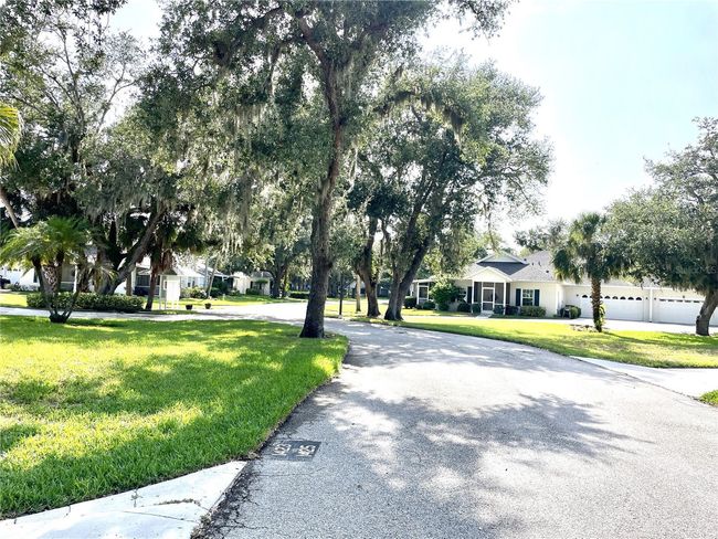 Looking east on Red Oak Lane. You can see the addresses are marked at each driveway. | Image 53