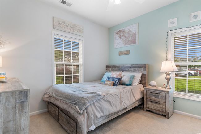 Bedroom with light colored carpet, multiple windows, and baseboards | Image 21