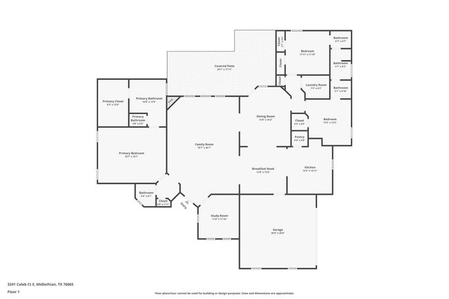 3241 Caleb Ct E, House other with 3 bedrooms, 3 bathrooms and null parking in Midlothian TX | Image 8