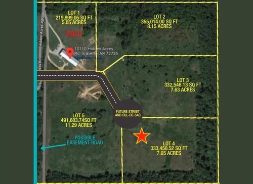 Lot 4 Amelia Ct, Gravette, AR, 72736 | Card Image