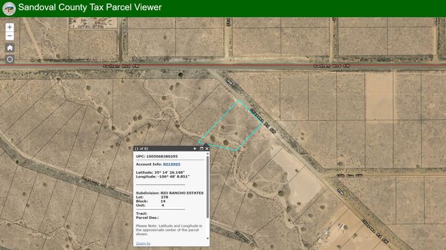 Lot 278 Chippewa Rd Sw, Home with 0 bedrooms, 0 bathrooms and null parking in Rio Rancho NM | Image 5
