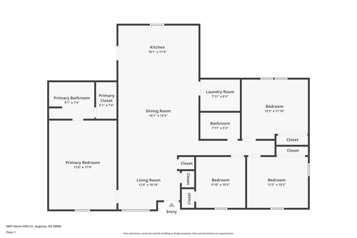 2847 Glenn Hills Circle, Augusta, GA, 30906 | Card Image