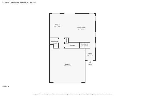 8183 W Carol Ave, Peoria, AZ, 85345-3126 | Card Image
