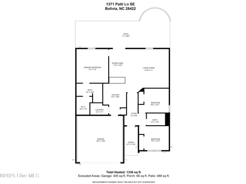 1371 Patti Ln Se, Bolivia, NC, 28422-5603 | Card Image