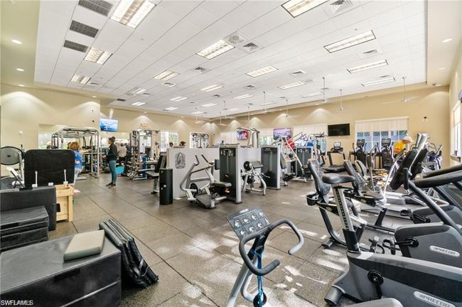 Gym featuring a paneled ceiling and visible vents | Image 29