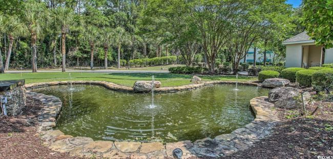 View of community featuring a garden pond | Image 28