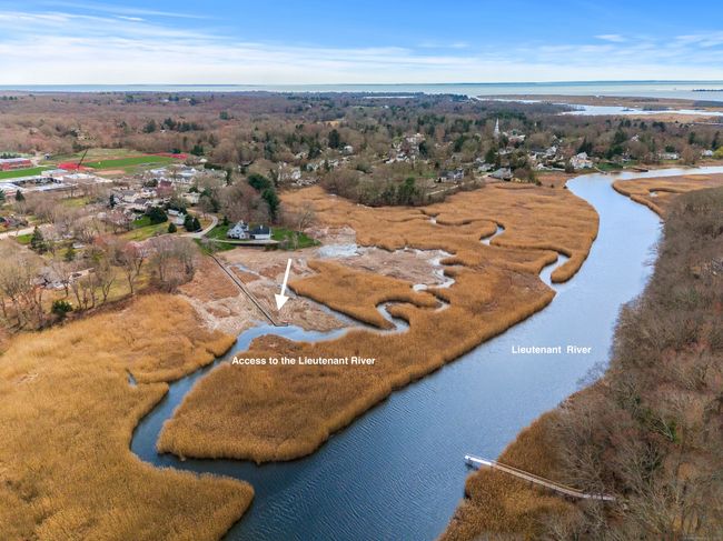 Aerial view of the dock with access to the Lieutenant River. | Image 13