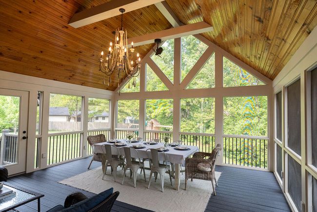 Screened-in porch off kitchen. | Image 9