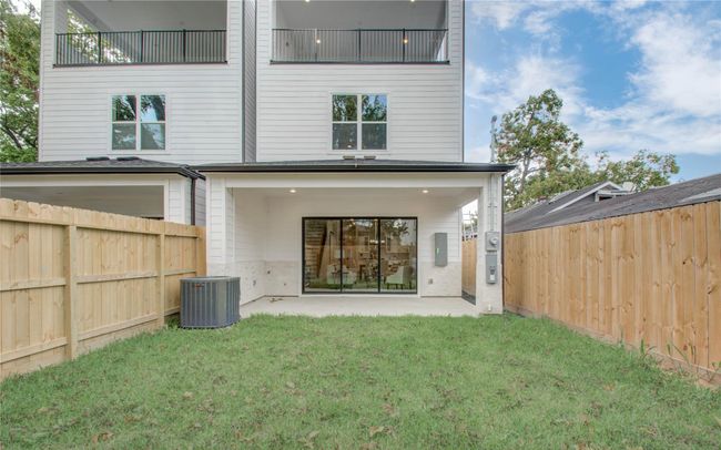 Large backyard with covered Patio pre wired for a full outdoor kitchen | Image 5