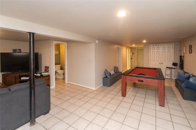 Game room with baseboards, recessed lighting, and billiards | Image 19