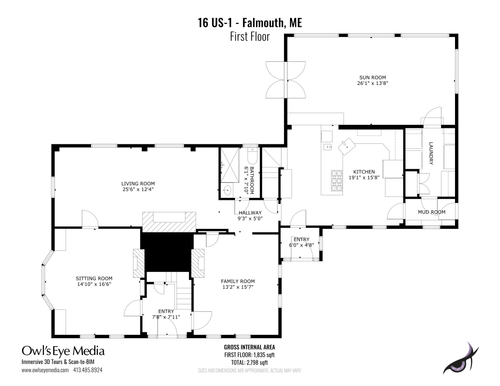 16 Us Route 1, Falmouth, ME, 04105-2112 | Card Image