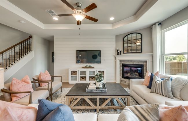 Spacious gathering room *Photos of furnished model. Not actual home. Representative of floor plan. Some options and features may vary | Image 11