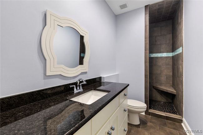 Bathroom with vanity and walk in shower | Image 27