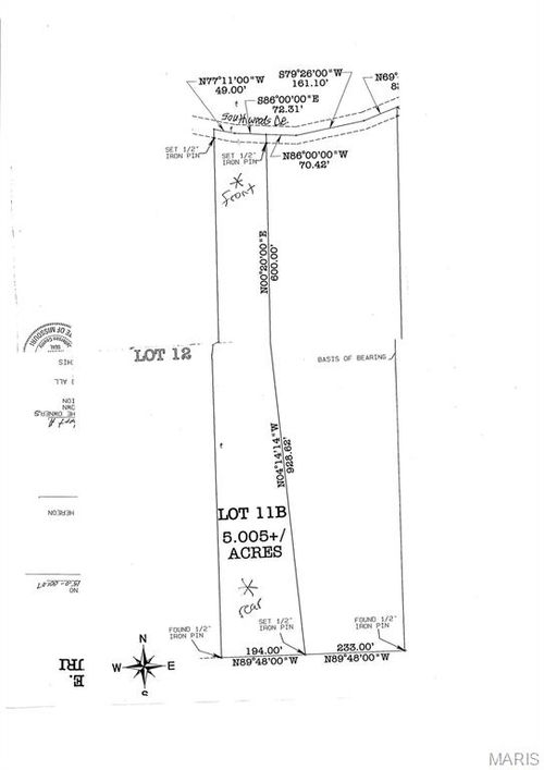Lot 11B Southwoods Dr, Festus, MO, 63028 | Card Image