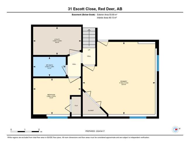 31 Escott Close, Home with 3 bedrooms, 2 bathrooms and 3 parking in Red Deer AB | Image 35