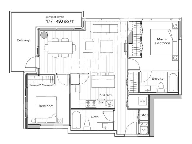 507 - 8160 Mcmyn Way, Condo with 2 bedrooms, 2 bathrooms and 1 parking in Richmond BC | Image 28