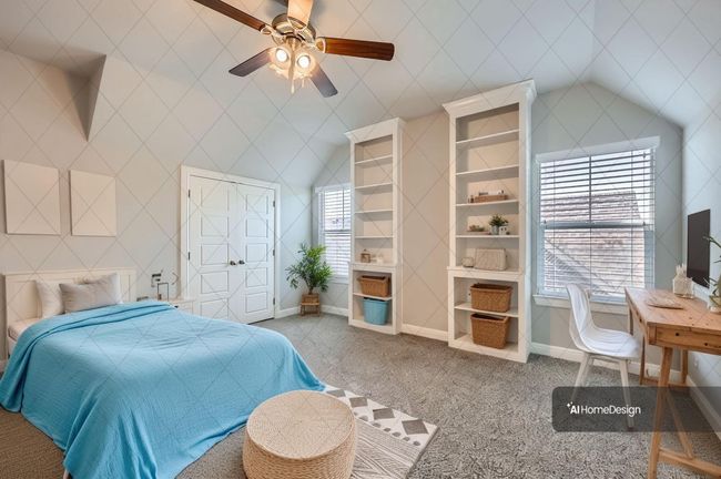 Bedroom featuring carpet and ceiling fan | Image 20