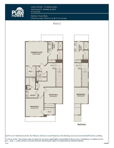 18652 Moray Street, Townhouse with 3 bedrooms, 2 bathrooms and null parking in Westfield IN | Image 3