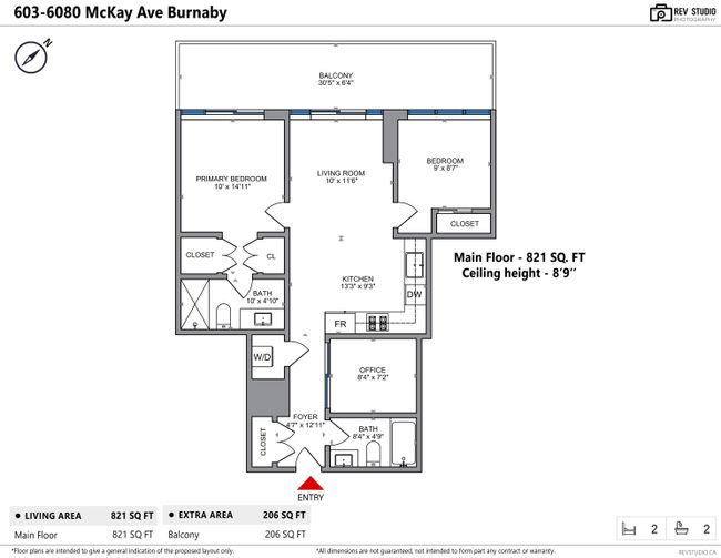 603 - 6080 Mckay Avenue, Condo with 3 bedrooms, 2 bathrooms and 1 parking in Burnaby BC | Image 22