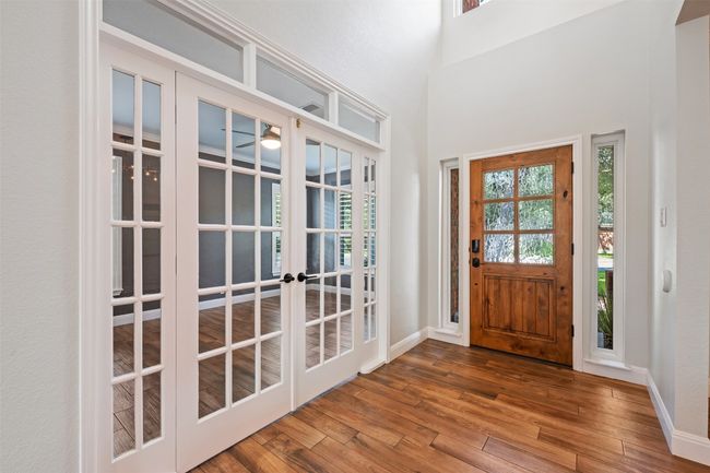 French doors lead to the office. | Image 4