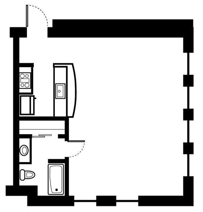 APT-100 - 301 Central Ave Ne, Condo with 0 bedrooms, 1 bathrooms and null parking in Albuquerque NM | Image 6