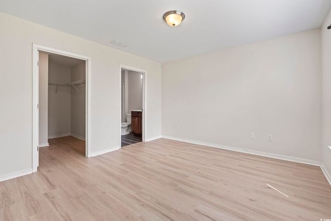 Unfurnished bedroom featuring light wood-style floors, a spacious closet, and connected​​‌​​​​‌​​‌‌​‌‌​​​‌‌​​‌‌​‌​​​​​‌ bathroom | Image 17