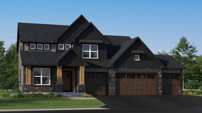 (Exterior rendering, actual homes finishes will vary) The Snelling has excellent curb appeal! | Image 1