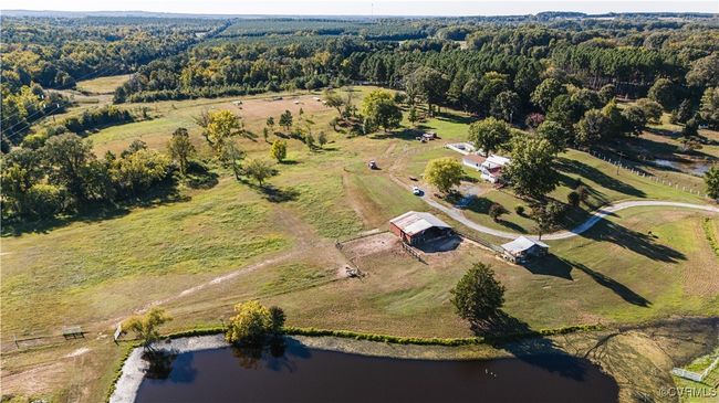 Aerial view featuring a water view and a rural view | Image 7