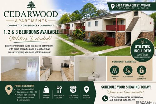 1-a-3484 Cedarcrest Ave, Baton Rouge, LA, 70816 | Card Image