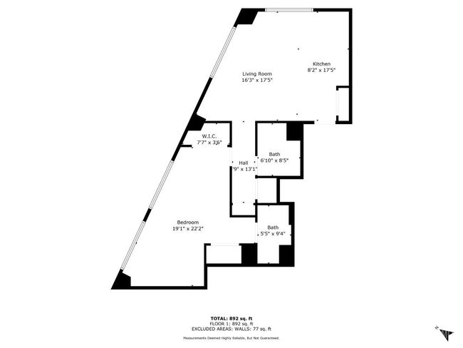 APT-2114 - 110 Somerset St, Townhouse with 1 bedrooms, 2 bathrooms and null parking in New Brunswick NJ | Image 25