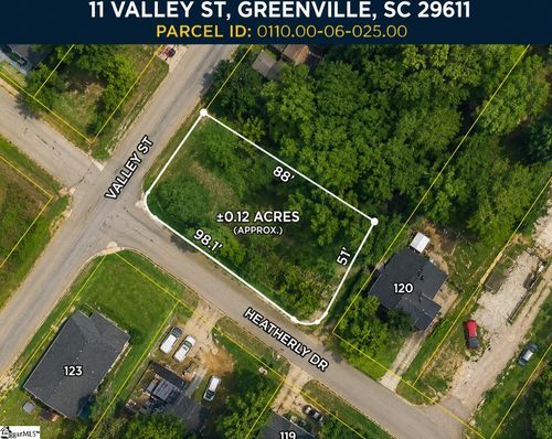 11 Valley Street, Greenville, SC, 29611 | Card Image