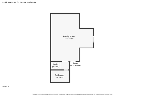 4895 Somerset Dr, Evans, GA, 30809-8256 | Card Image