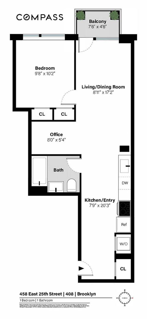408-458 E 25th St, Brooklyn, NY, 11226-7799 | Card Image