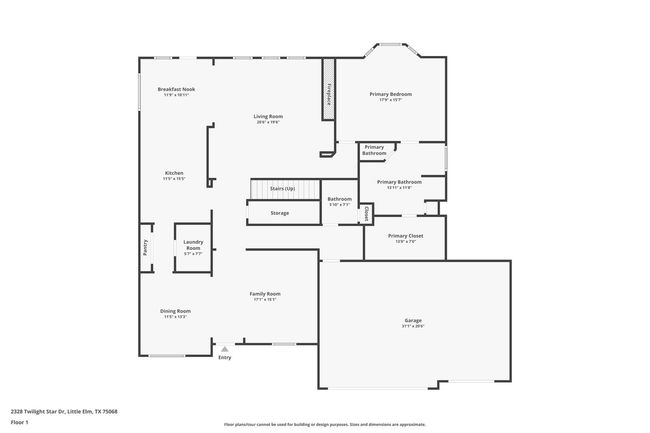 2328 Twilight Star Dr, House other with 4 bedrooms, 3 bathrooms and null parking in Little Elm TX | Image 22