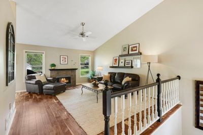 Vaulted Living Room with gas fireplace | Image 3