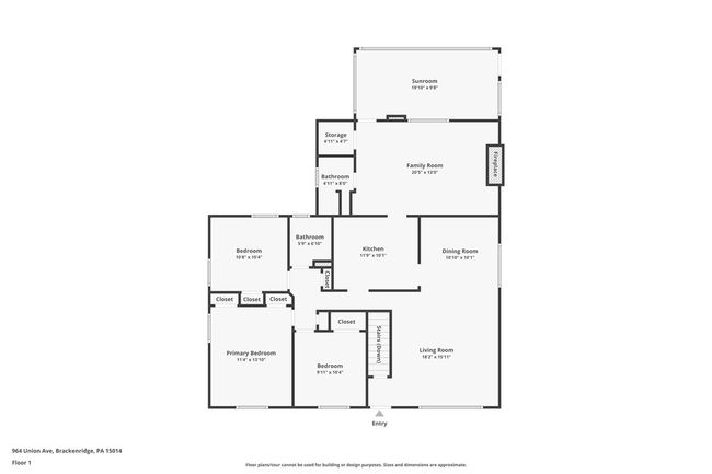 964 Union Ave, House other with 3 bedrooms, 3 bathrooms and 2 parking in Brackenridge PA | Image 35