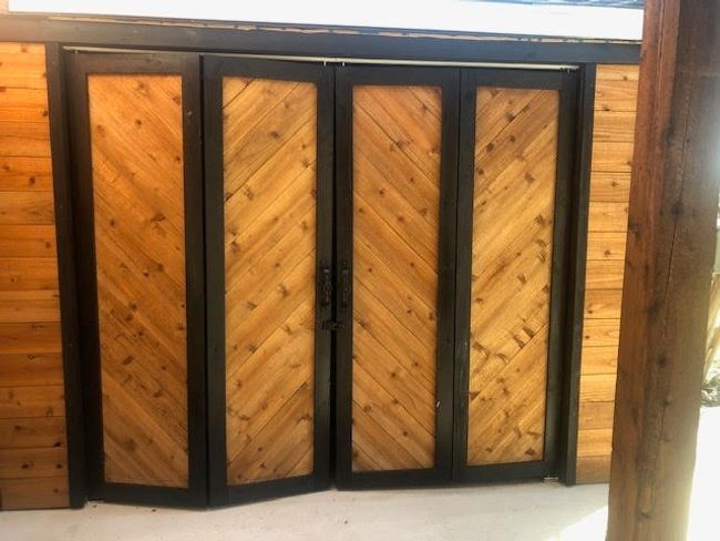 Custom storage for outdoor grills, designed to keep them protected from the elements while offering easy access for grilling convenience. | Image 28