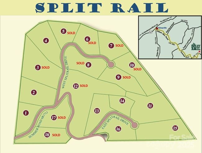 Lot 13 E Splitrail Dr, Home with 0 bedrooms, 0 bathrooms and null parking in Hendersonville NC | Image 9