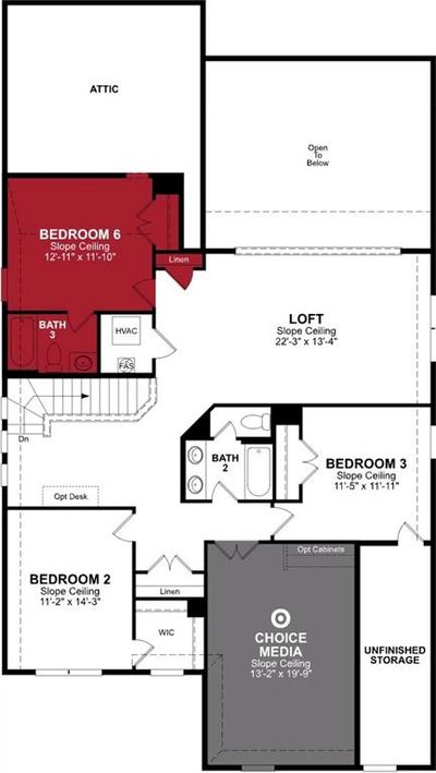 Beazer Homes Woodcreek Blackburn plan | Image 3