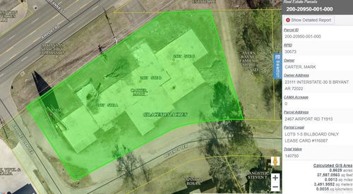 2467 Airport Rd, Hot Springs, AR, 71913-8992 | Card Image