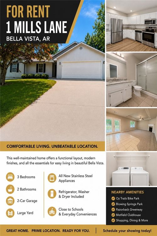 1 Mills Ln, Bella Vista, AR, 72714-6329 | Card Image