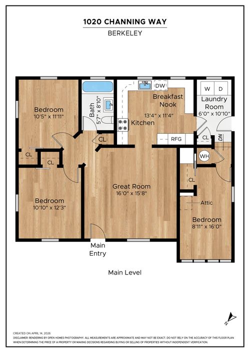 1020 Channing Way, Berkeley, CA, 94710-2332 | Card Image