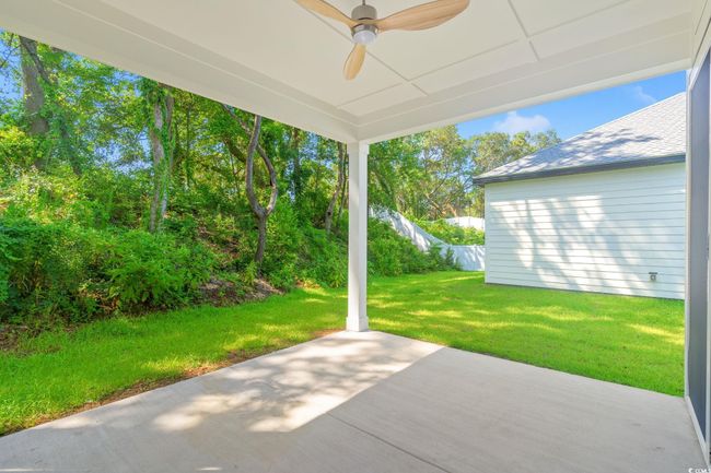View of patio with ceiling fan | Image 21