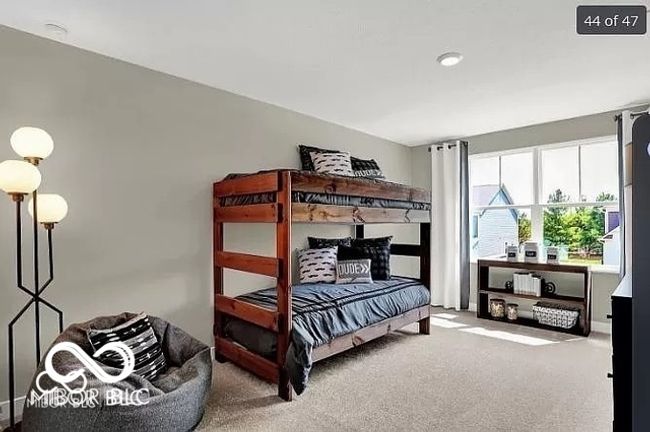 Upstairs 3rd bedroom with carpet floors | Image 22