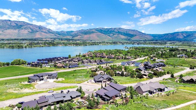 Aerial perspective of suburban area featuring a water and mountain view | Image 111
