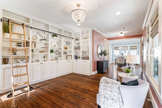 Library with built-ins and rolling ladder | Image 10