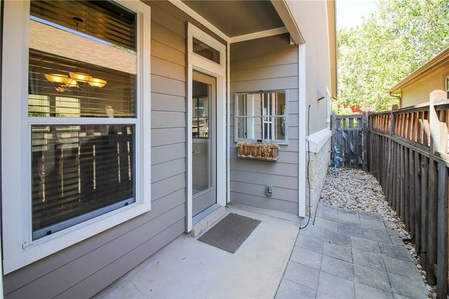 Small fenced side patio is a find in Mueller! | Image 4