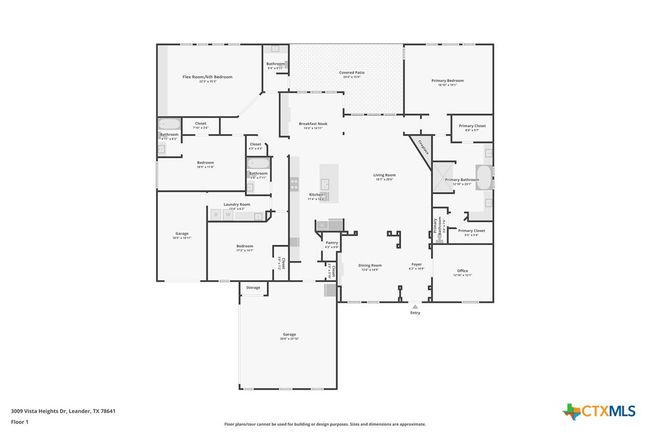 3009 Vista Heights Dr, House other with 4 bedrooms, 4 bathrooms and null parking in Leander TX | Image 39