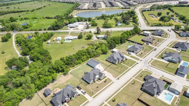 Drone / aerial view featuring a residential view and a water view | Image 35